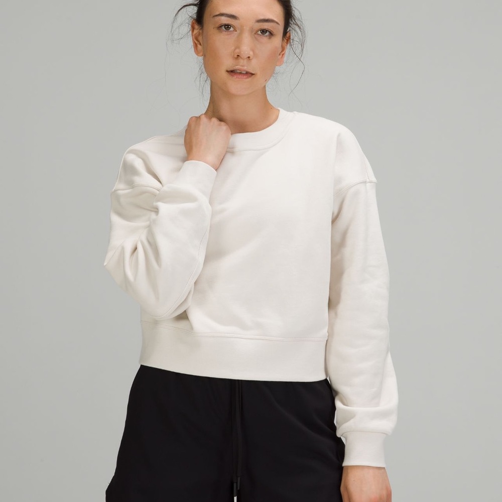 Lululemon Softstreme Cropped Sweatshirt